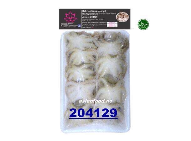 LOTUS Baby octopus whole cleaned 16/25 Bach tuoc nho nguyen con 20x500g  VN