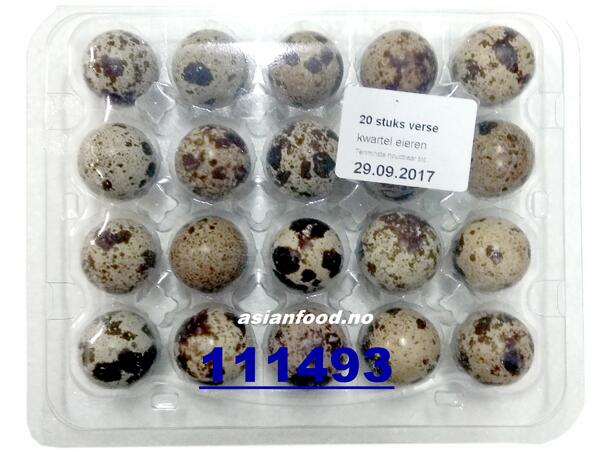 Quail eggs 6x20pcs (2kg) Vaktelegg / Trung Cut (100gr/tray) NL