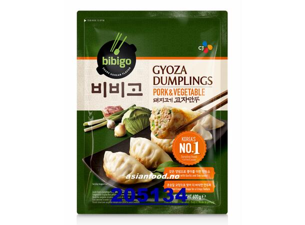 BIBIGO Gyoza dumpling pork & vegetables Sui cao heo 12x600g  DE