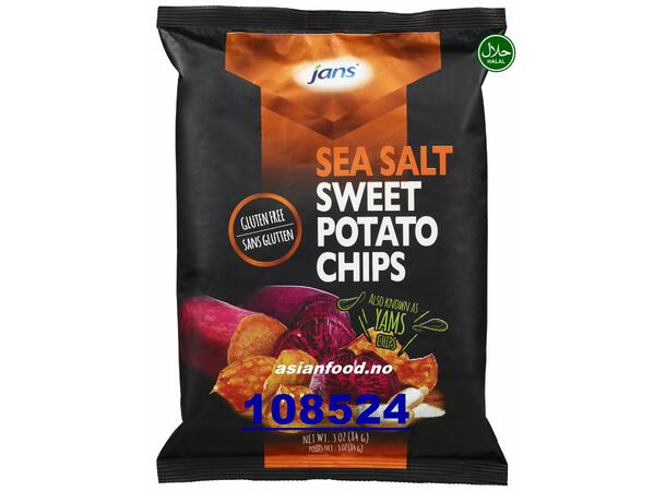 JANS Sweet potato chips sea salt 12x84g Banh chips muoi ID
