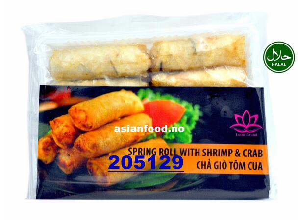 LOTUS Spring roll with shrimp& crab 500g Cha gio tom cua (pre-fried) 20x(20x25g)