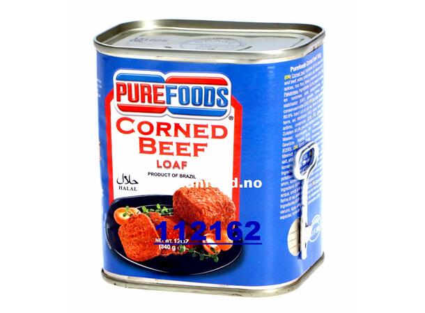 PUREFOODS Corned beef loaf 24x340g Thit bo trong lon an lien  BR