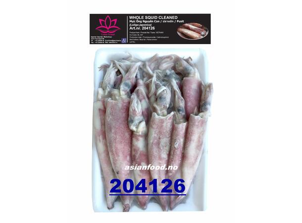 LOTUS Whole squid cleaned 20x500g Muc ong nguyen con  VN